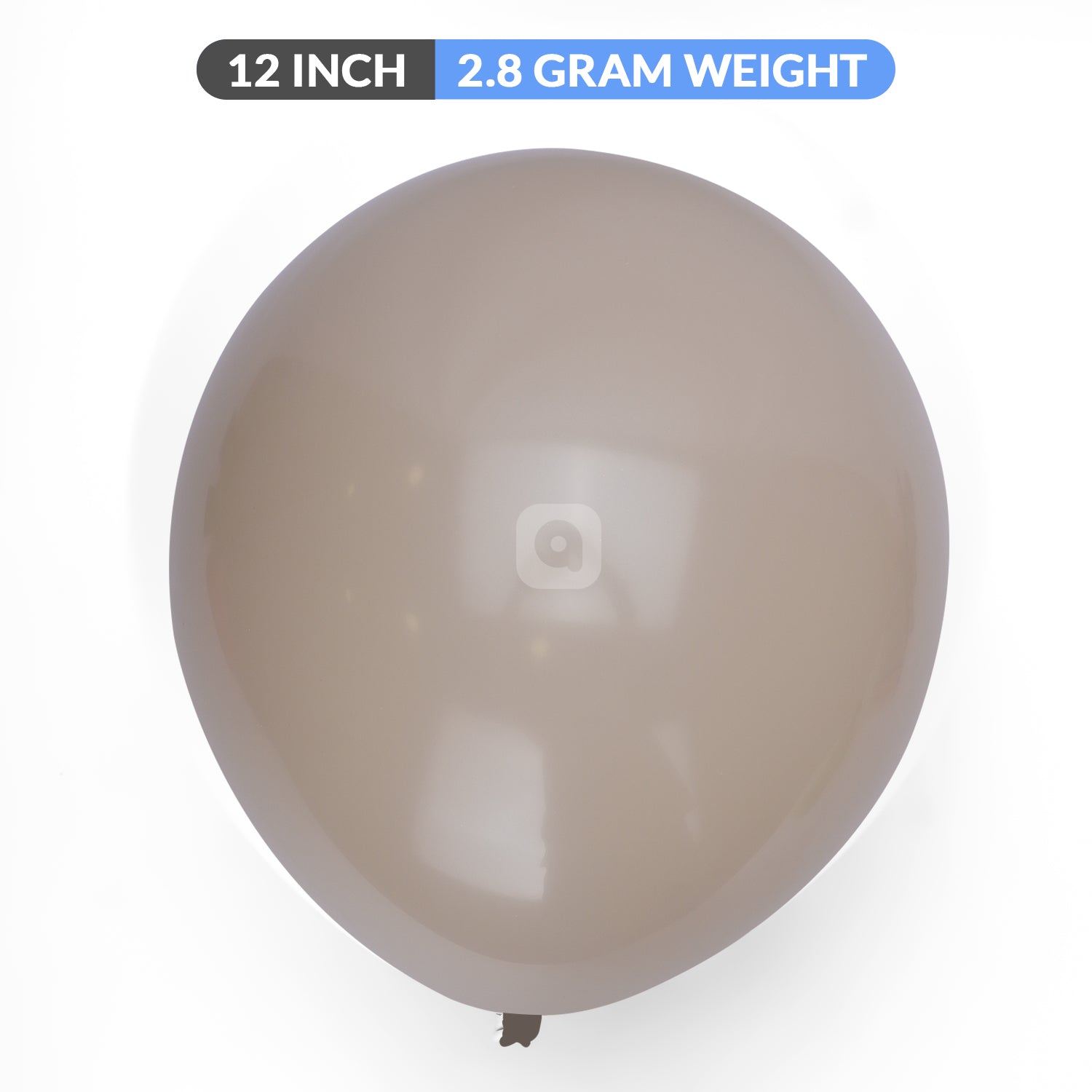 Pack of 100 Misty brown latex Balloon - Ardor UAE