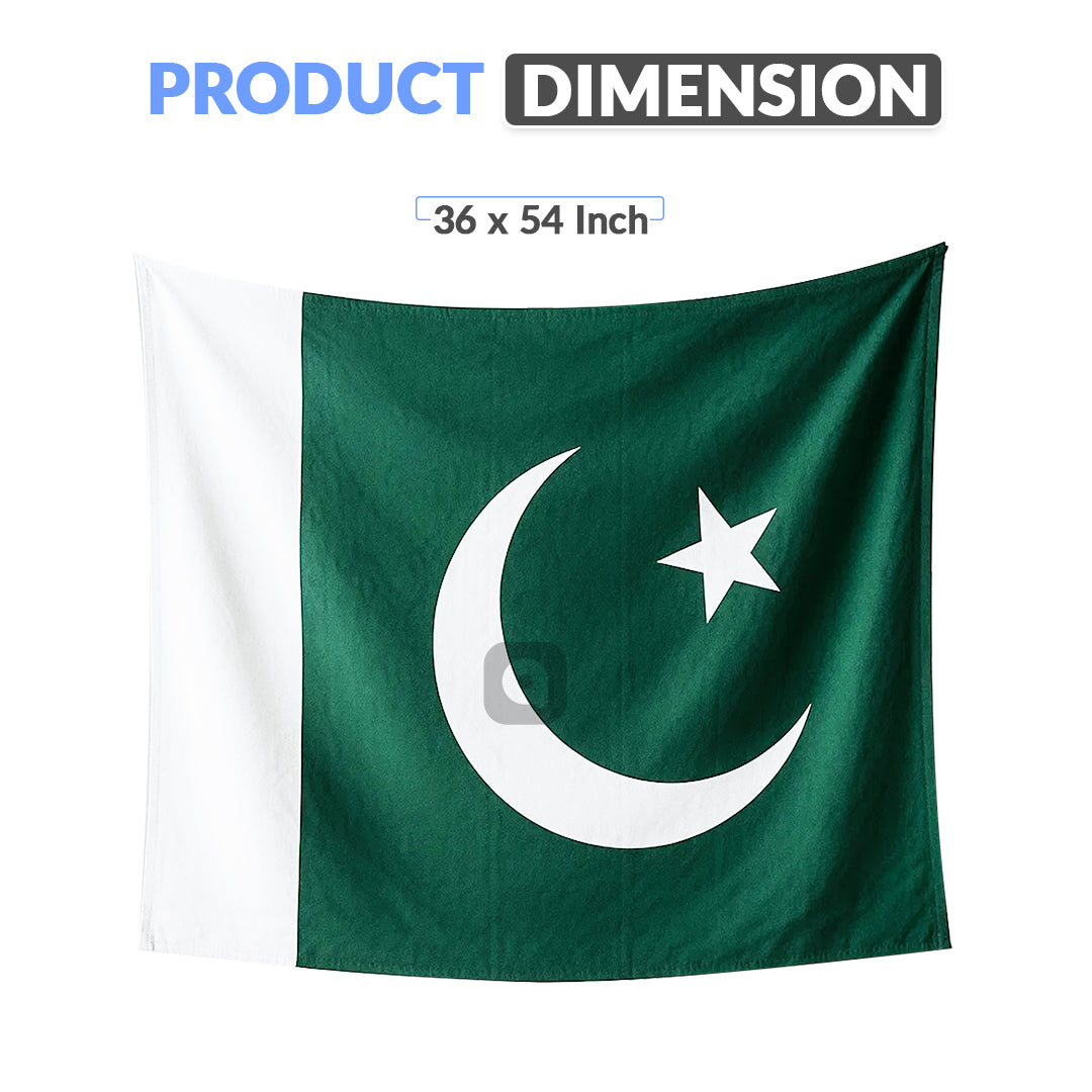 Pakistan National Flag – Fabric Flag for 14 August & Events - Ardor UAE