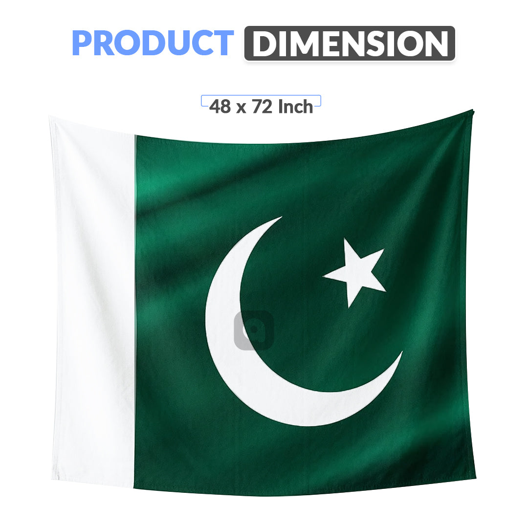 Pakistan National Flag – Fabric Flag for 14 August & Events - Ardor UAE