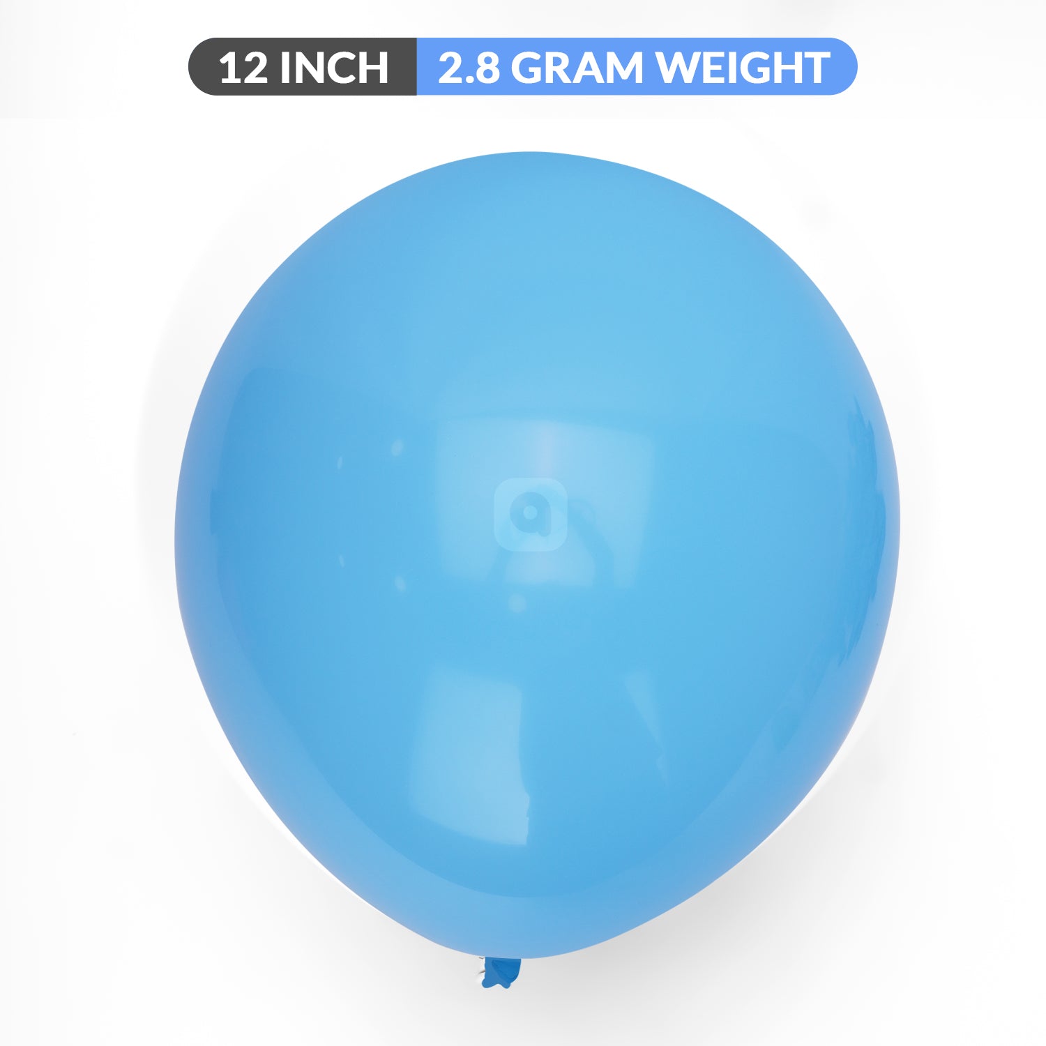 Pack of 100 Standard light blue latex Balloon - Ardor UAE