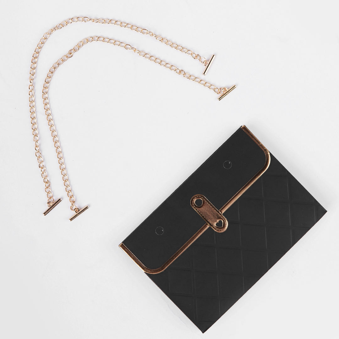 Quilted Flower Gift Boxes with Golden Chains 1 Pcs - Ardor