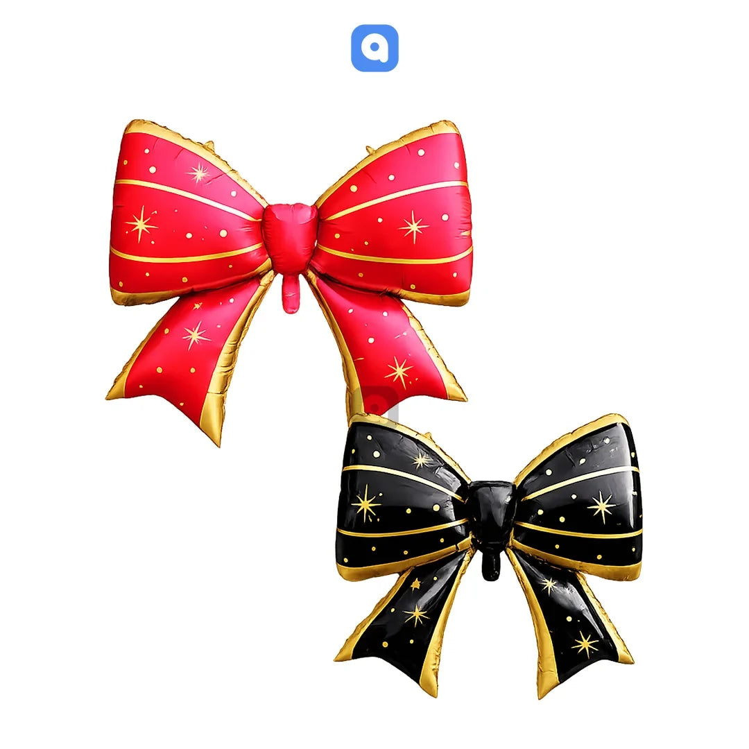 Ribbon Bow Foil Balloon