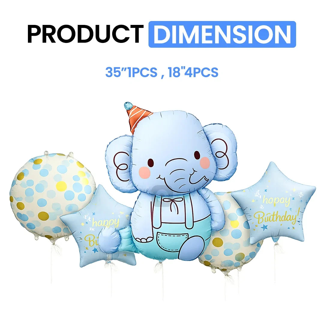 Elephant Foil Balloon