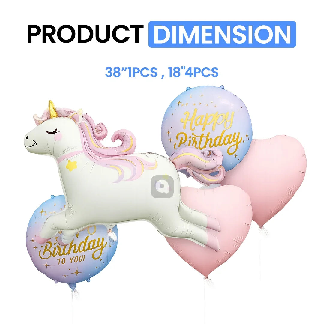 Unicorn Foil Balloons