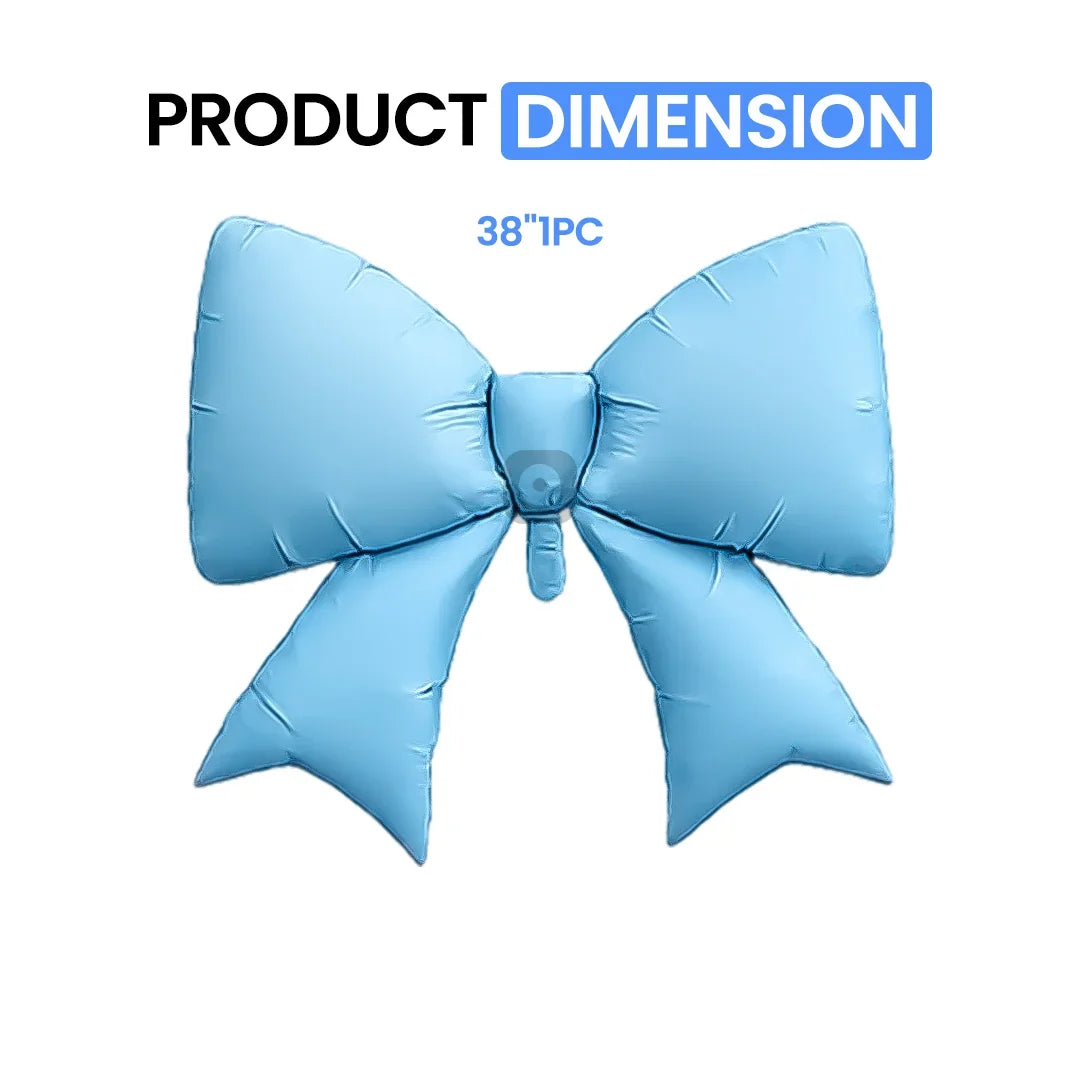 Ribbon Bow Foil Balloon