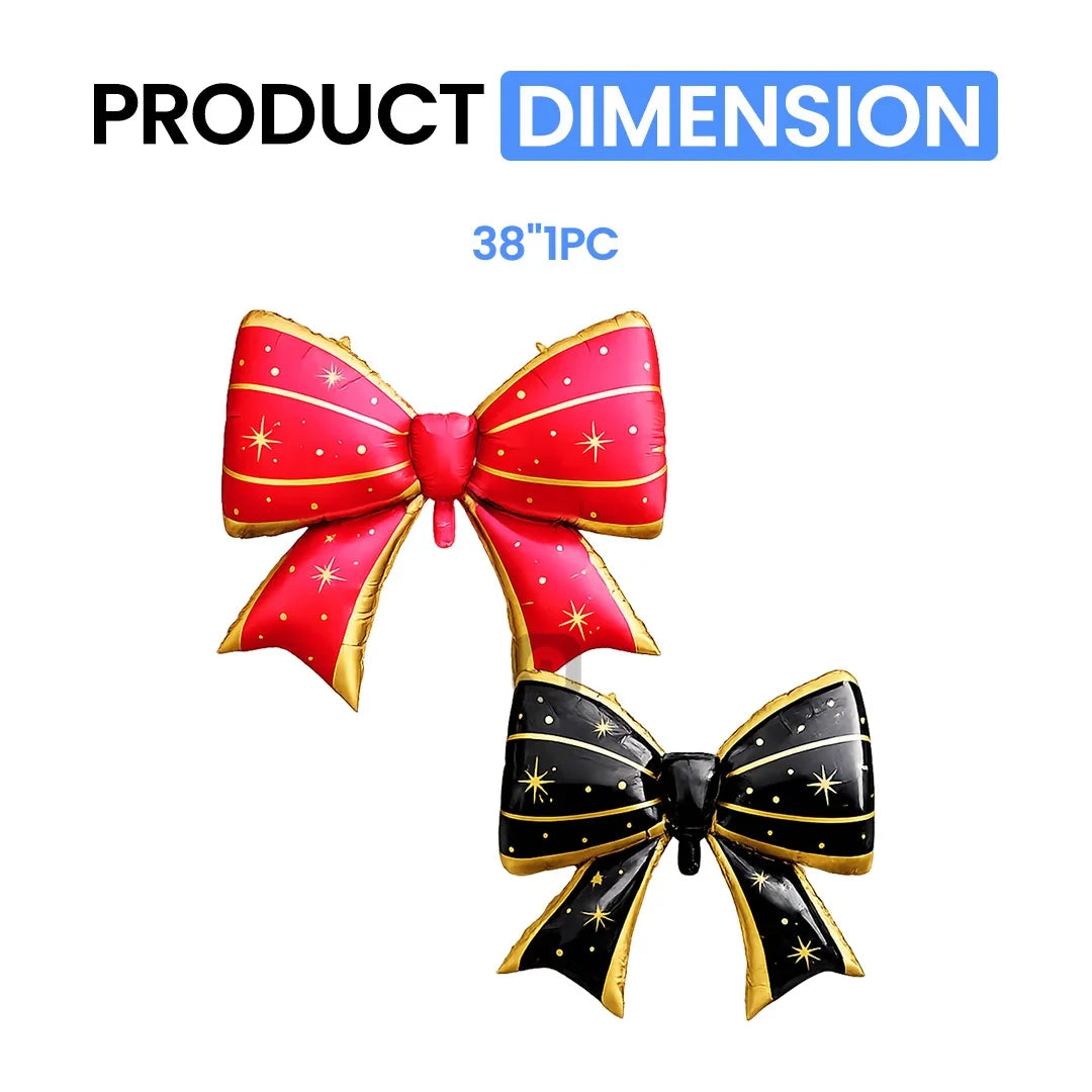 Ribbon Bow Foil Balloon