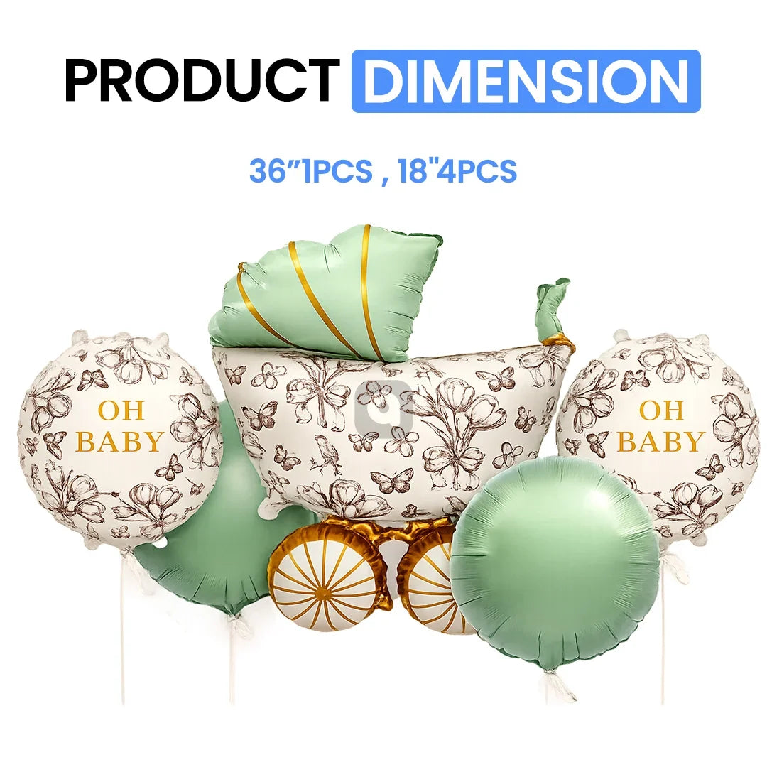 Baby Cart Foil Balloon