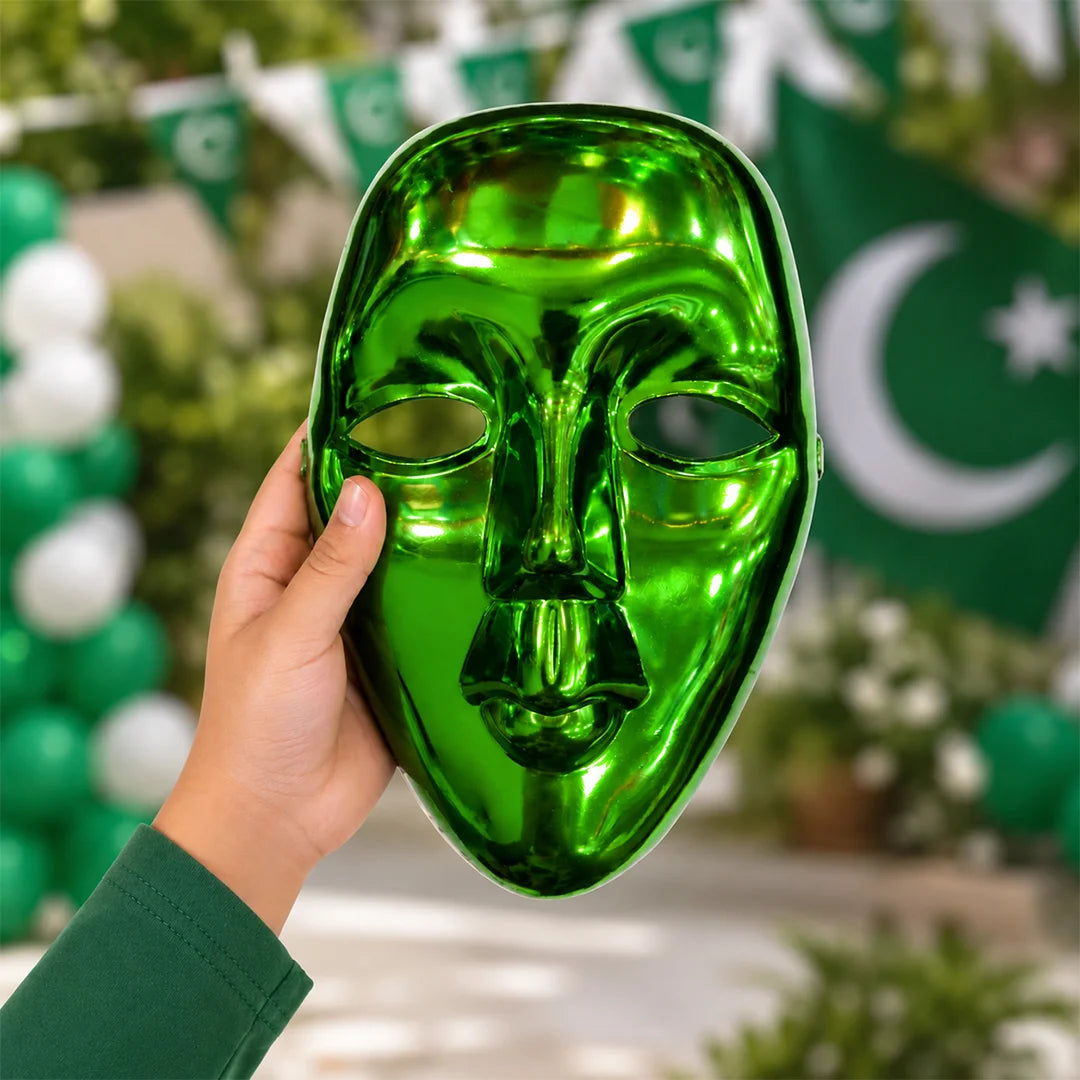 14th August Green Face Mask - Pack of 6