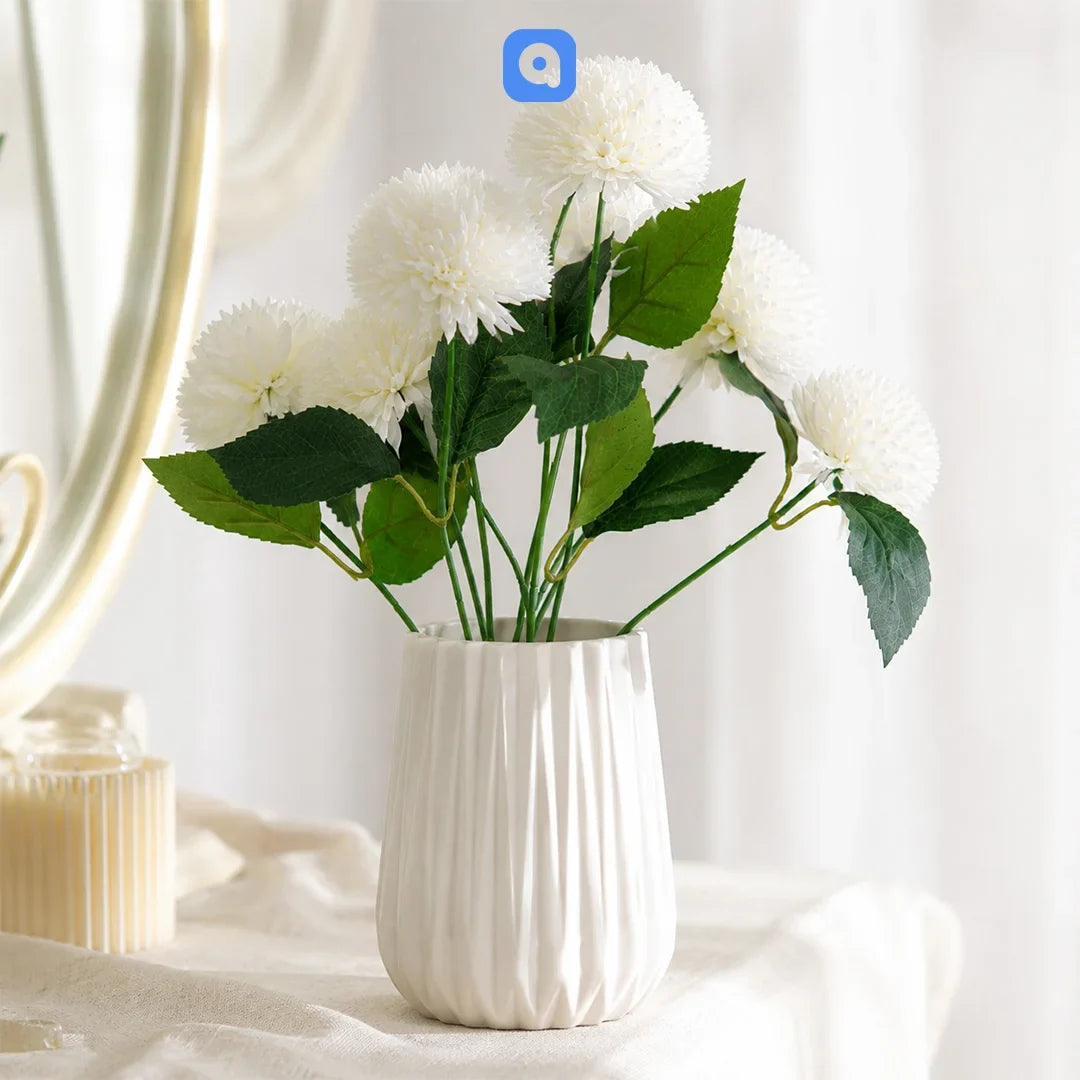 Artificial White Flower Bunch
