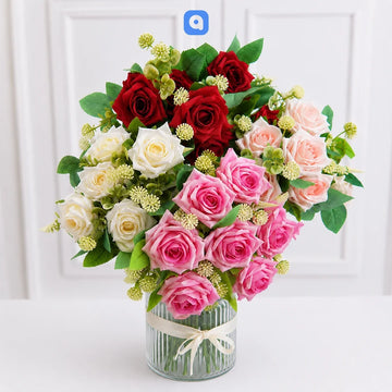 Artificial Roses Bunch