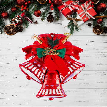 Artificial Hanging Christmas Bell 1 Pcs for Christmas Party decor