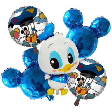 Baby Donald Duck 5 Pcs Foil Balloons Set - Ardor UAE