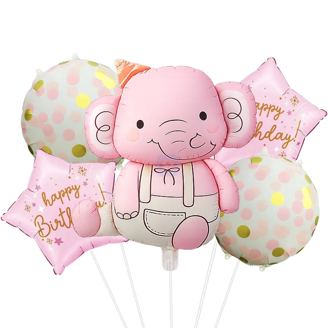 Elephant Foil Balloon Set