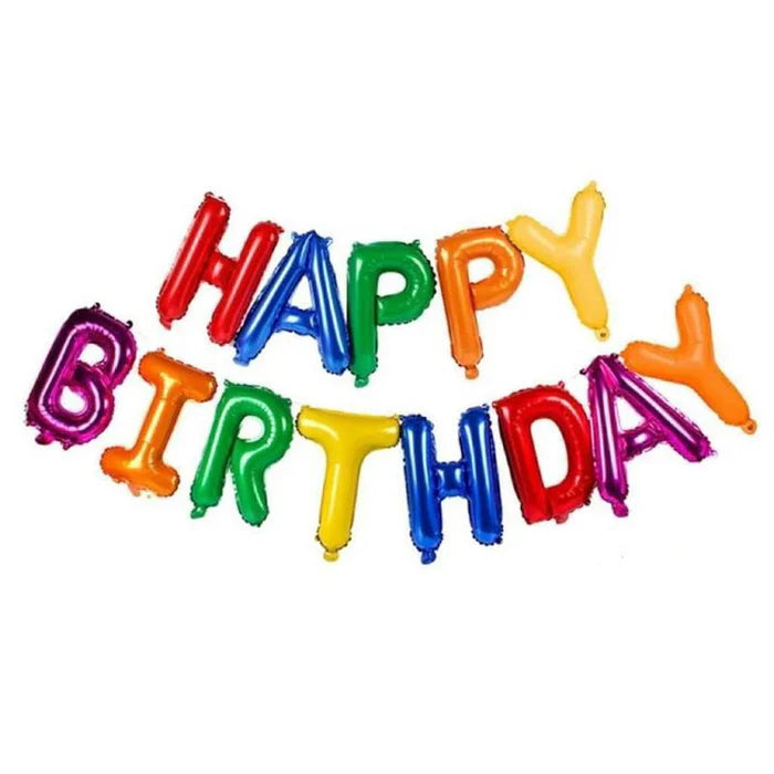 Happy Birthday Foil Balloons - Ardor UAE