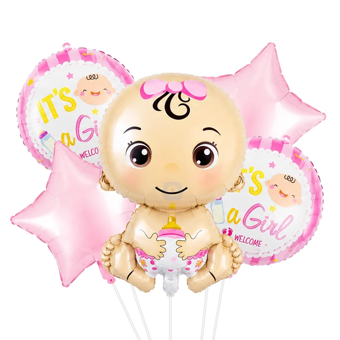 Its a Girl Foil Balloon Set