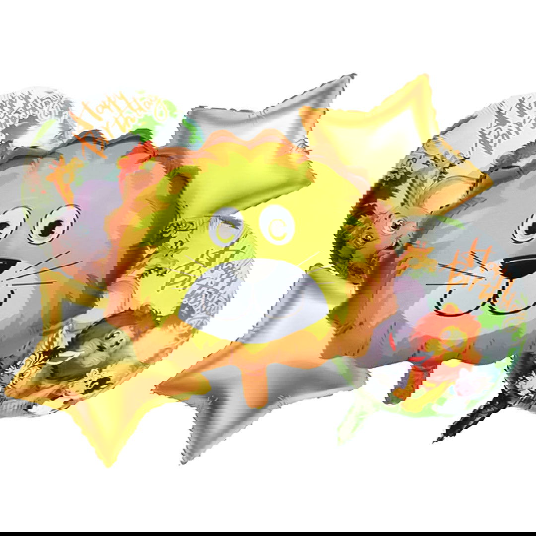 Loin Foil Balloons 5 Pcs Set - Ardor UAE