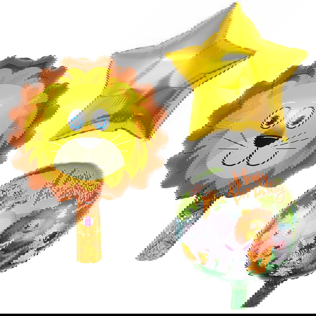 Loin Foil Balloons 5 Pcs Set - Ardor UAE