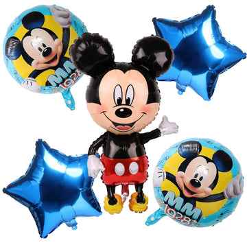 Mickey Mouse 5 Pcs Foil Balloons Set - Ardor UAE