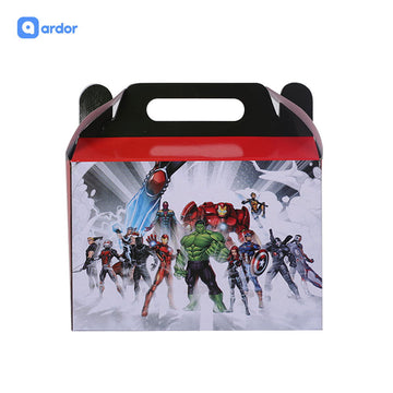 Pack of 10 Avangers Theme Goodie Boxes