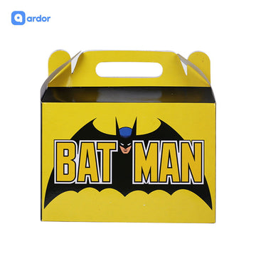 Pack of 10 Bat Man Theme Goodie Boxes
