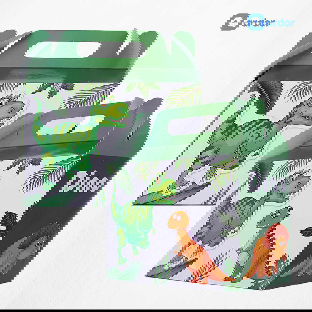 Pack of 10 Dino Theme Goodie Boxes