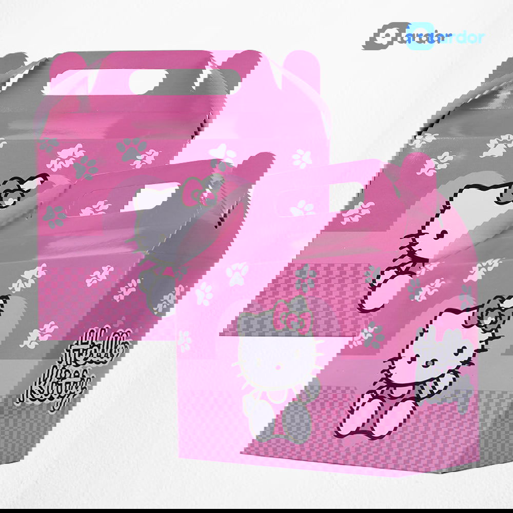 Pack of 10 Hello Kitty Theme Goodie Boxes