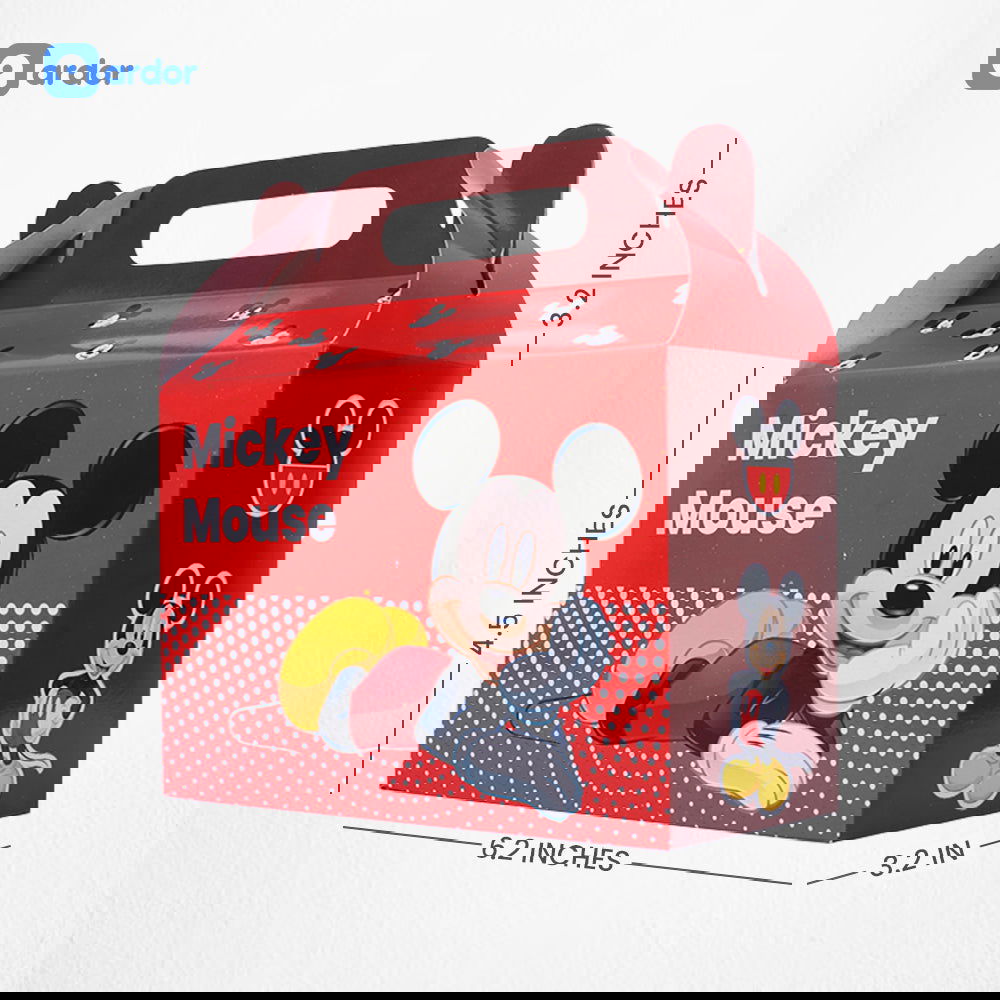 Pack of 10 Mickey Mouse Theme Goodie Boxes