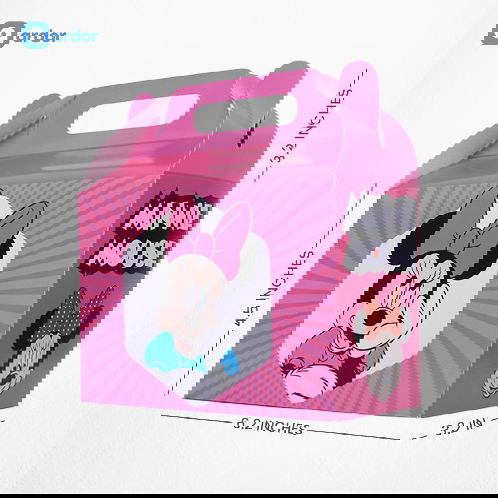 Pack of 10 Mini Mouse Theme Goodie Boxes