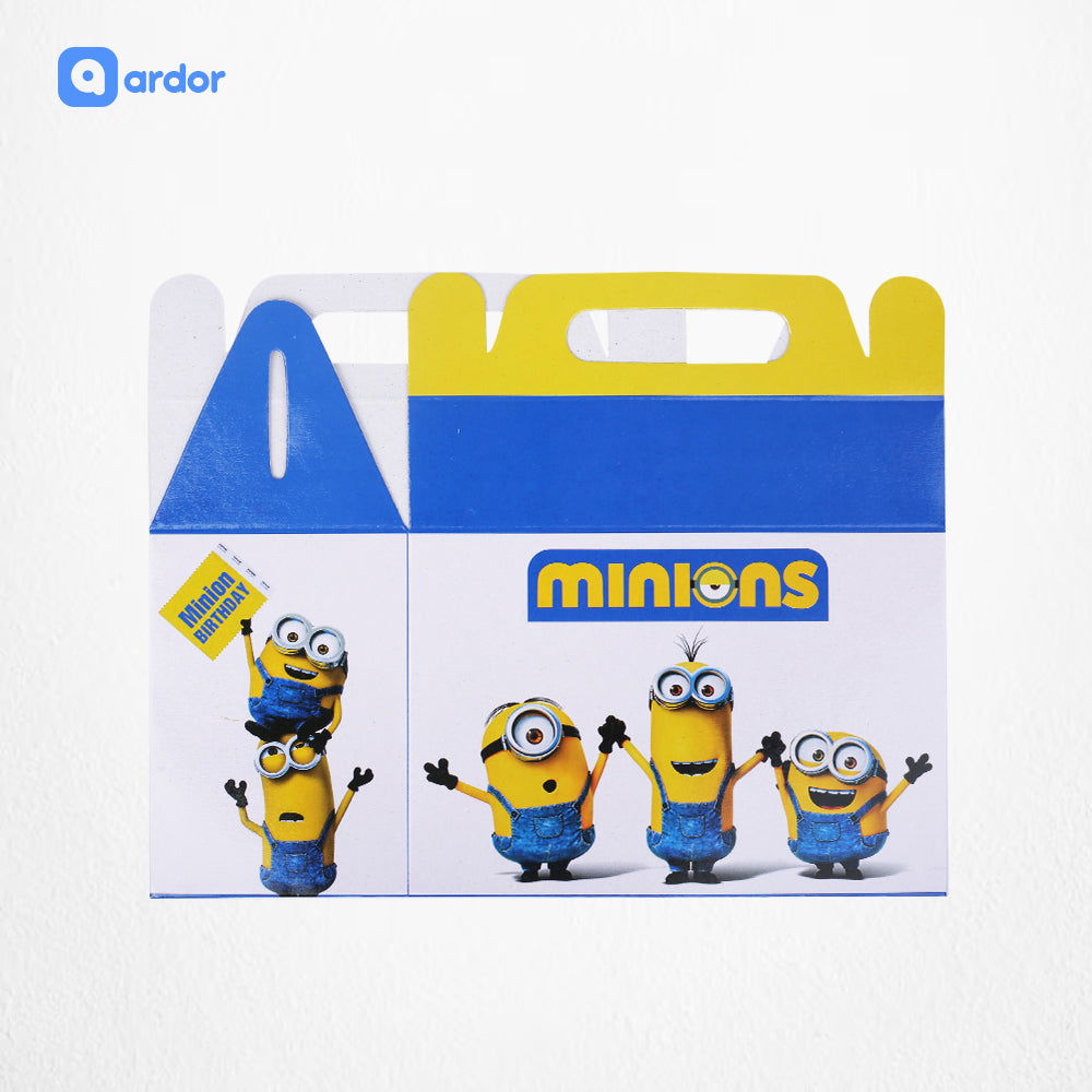 Pack of 10 Minions Theme Goodie Boxes