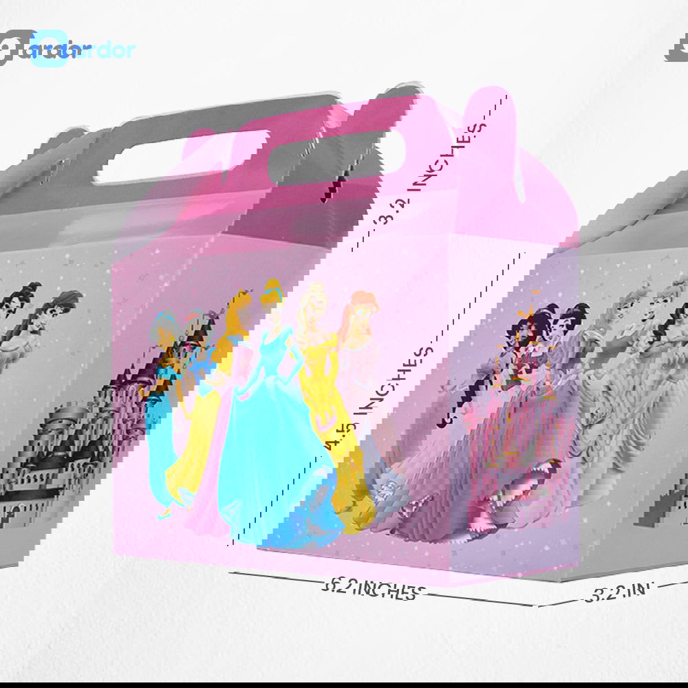 Pack of 10 Princess Theme Goodie Boxes