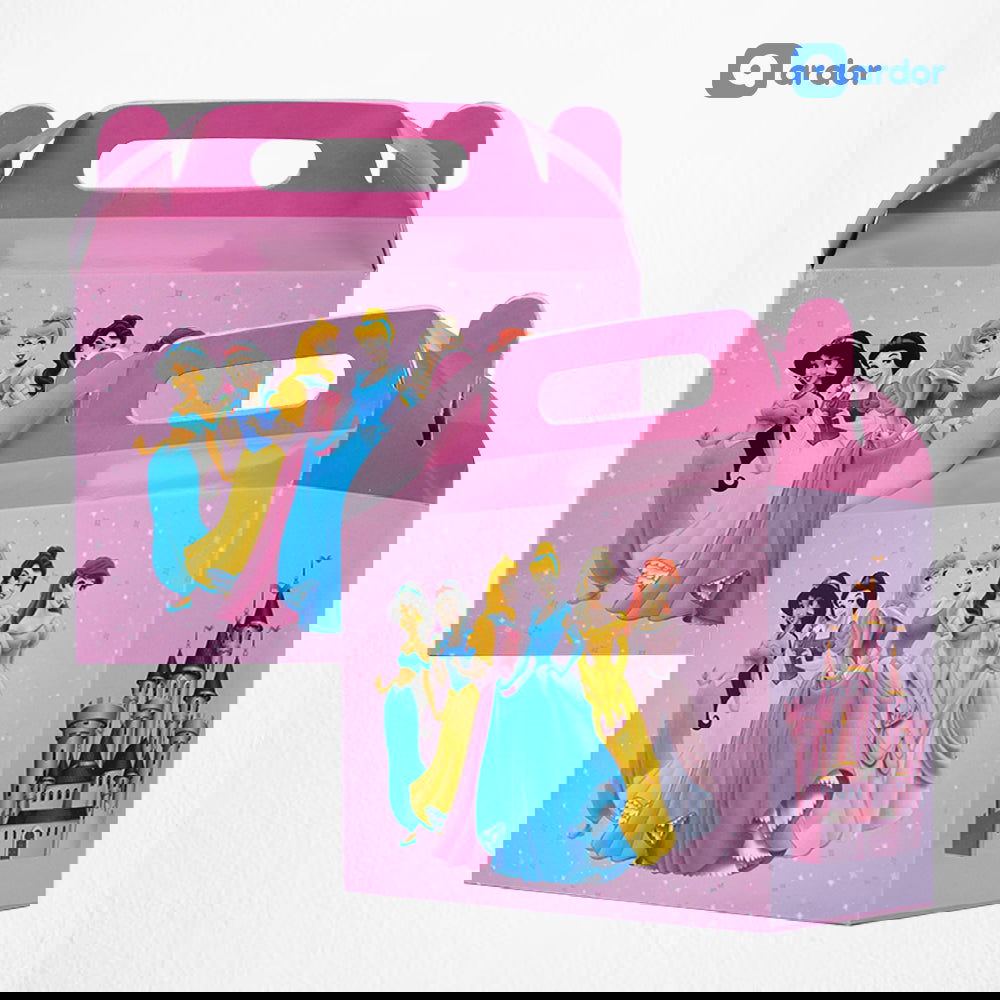 Pack of 10 Princess Theme Goodie Boxes