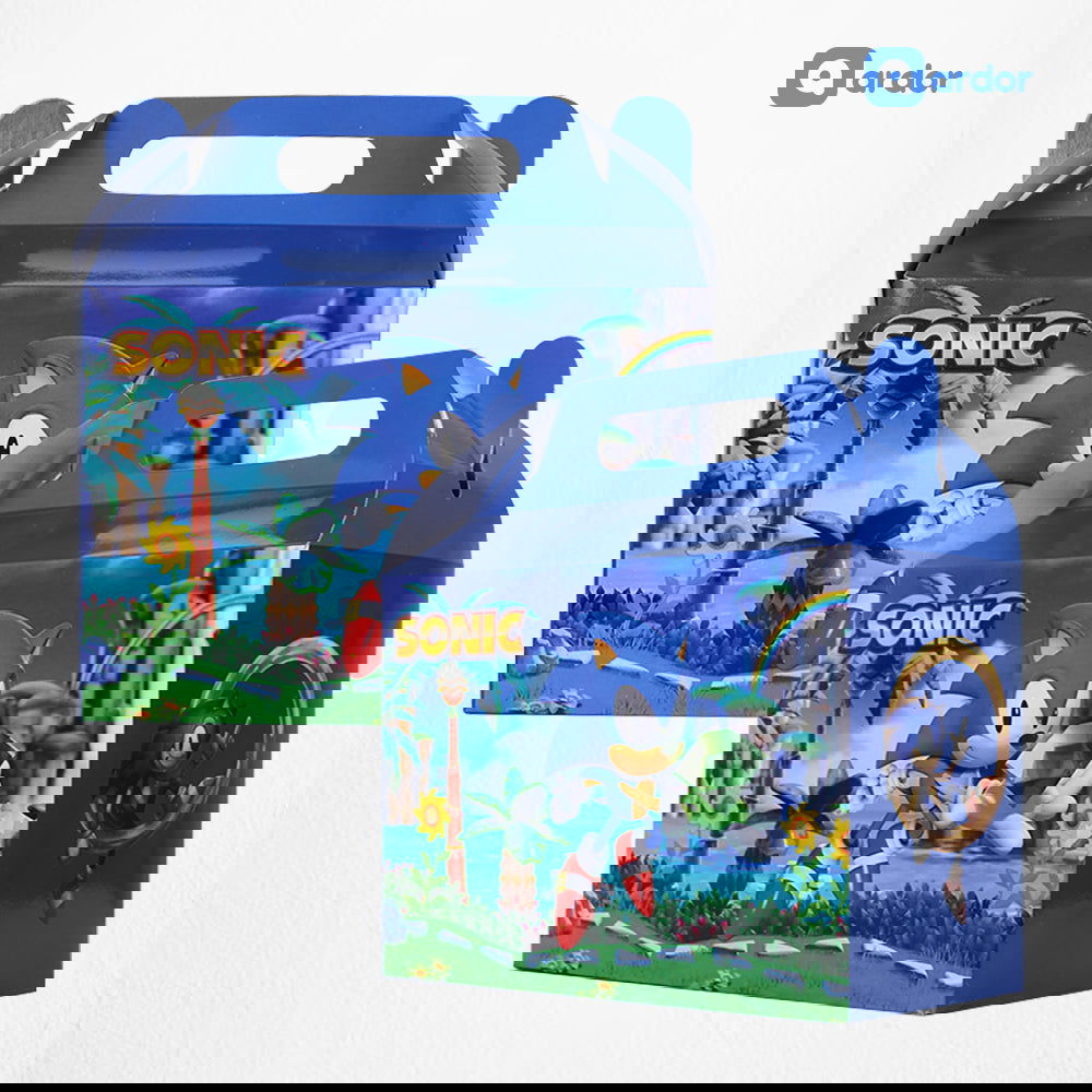 Pack of 10 Sonic Theme Goodie Boxes