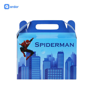 Pack of 10 Spider Man Theme Goodie Boxes