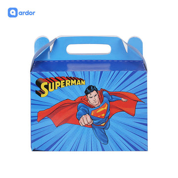 Pack of 10 Super Man Theme Goodie Boxes