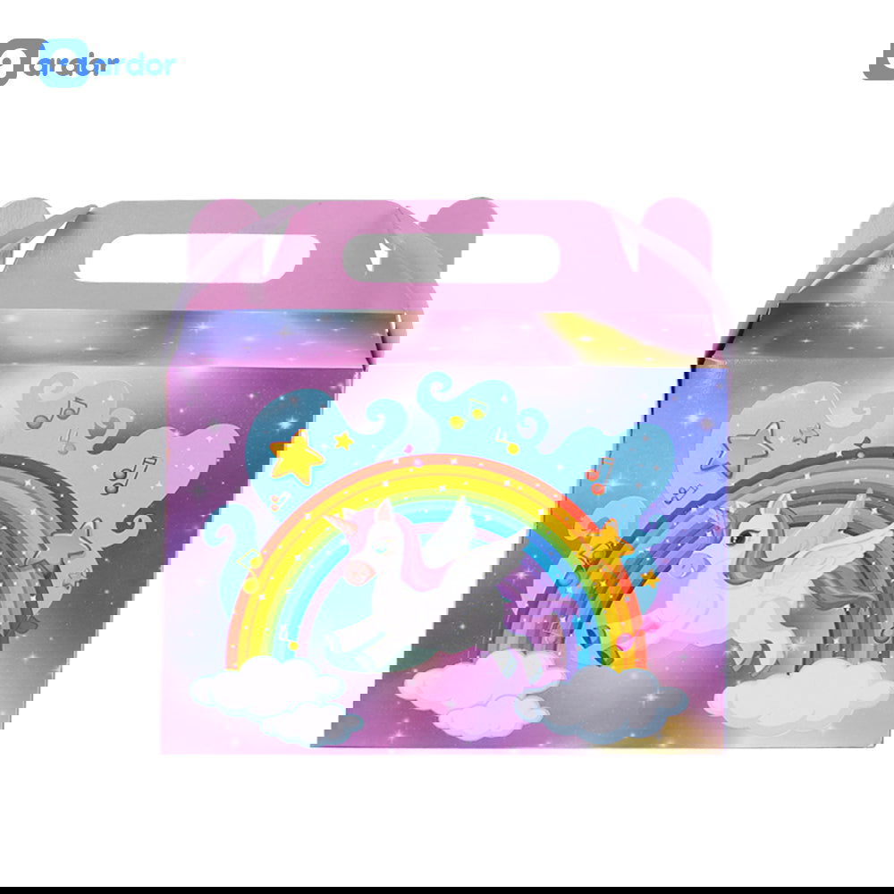 Pack of 10 Unicorn Theme Goodie Boxes