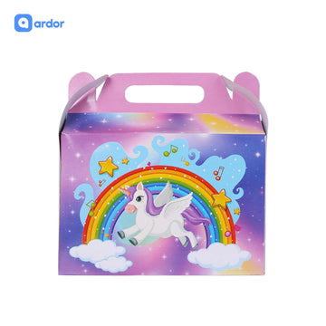 Pack of 10 Unicorn Theme Goodie Boxes