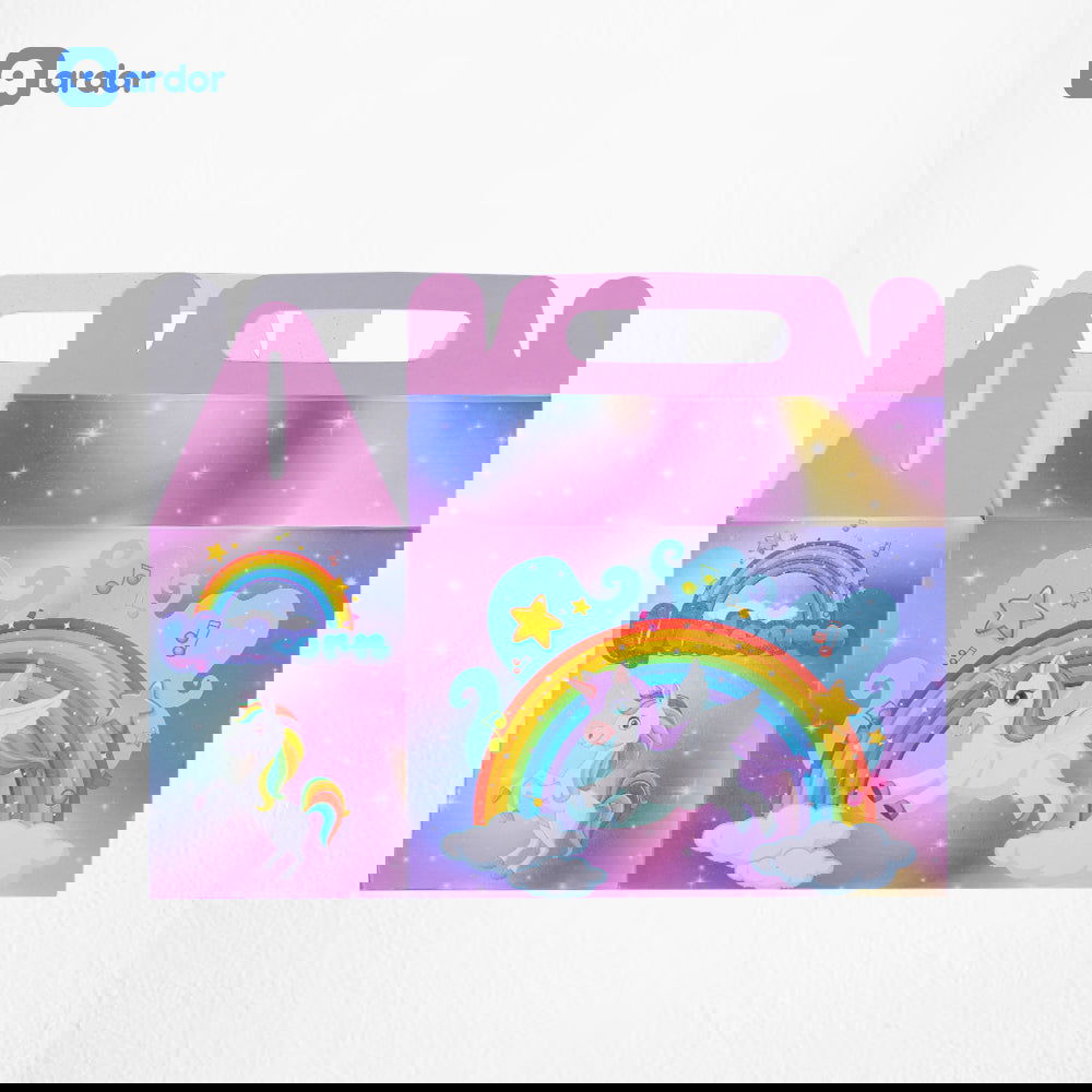 Pack of 10 Unicorn Theme Goodie Boxes