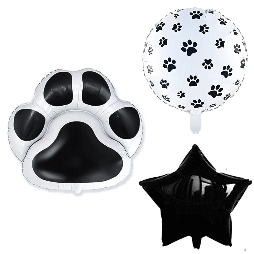 Panda Feet Foil balloons 5 Pcs Set - Ardor UAE