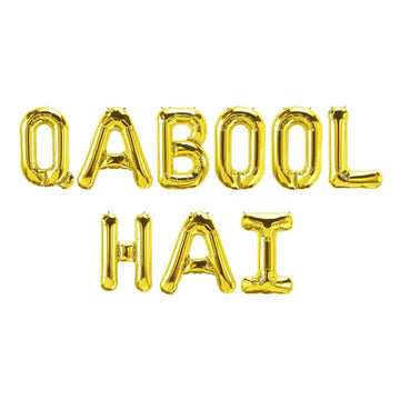 Qabool Hai Foil Balloon Set - Ardor UAE