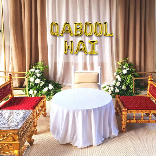 Qabool Hai Foil Balloon Set - Ardor UAE