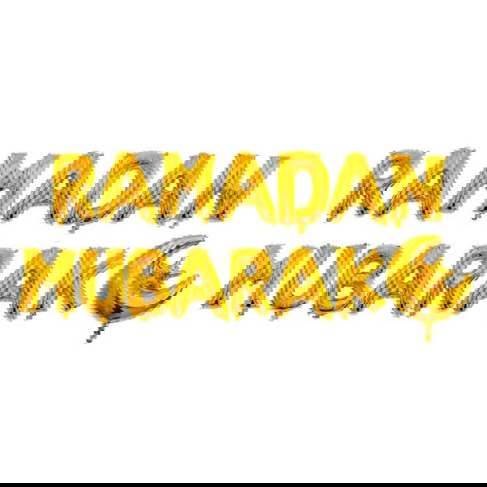 Ramadan Mubarak Foil Balloons - Ardor