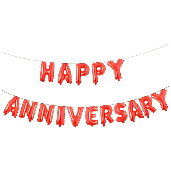 Happy Anniversary Foil Balloons Set - Ardor UAE