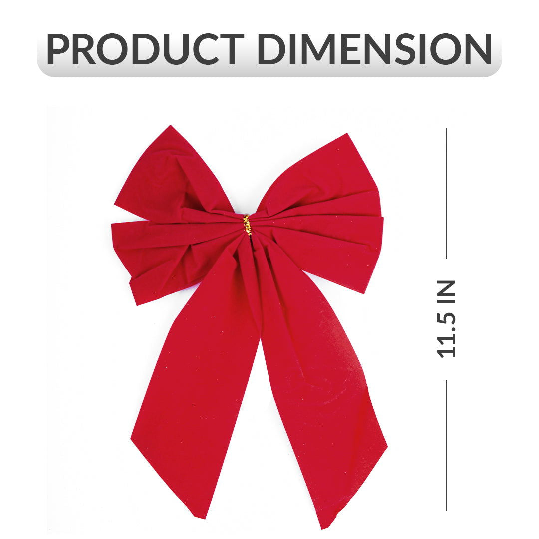 Red Bow Christmas 1 Pcs for Christmas Party Decor