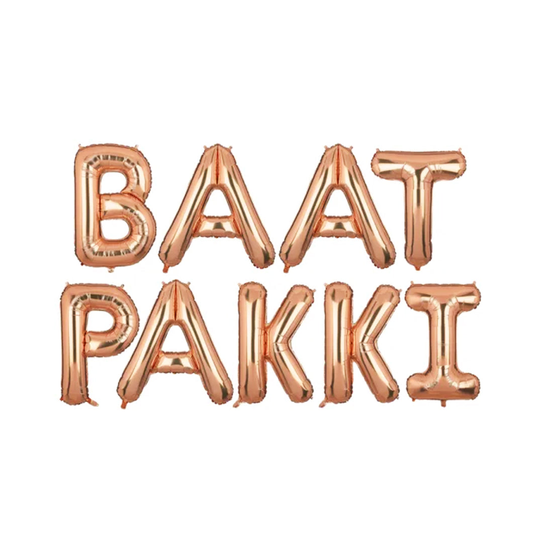 Baat Pakki Foil Balloons Set - Ardor