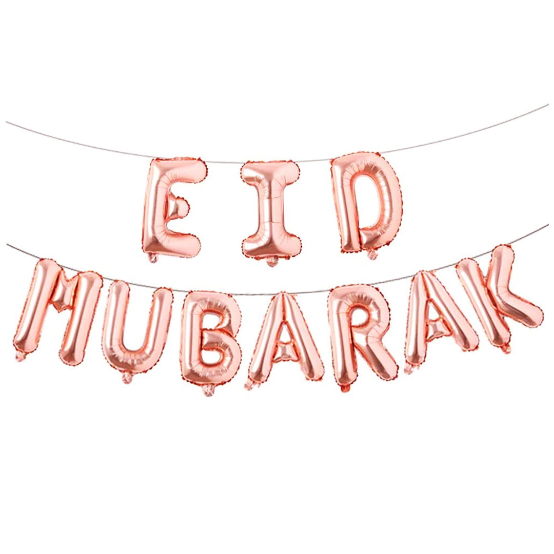 Eid Mubarak Foil Balloons Set