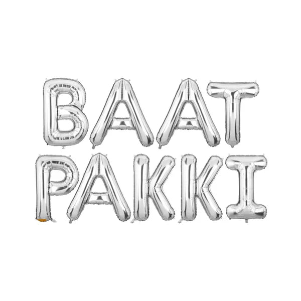 Baat Pakki Foil Balloons Set - Ardor UAE