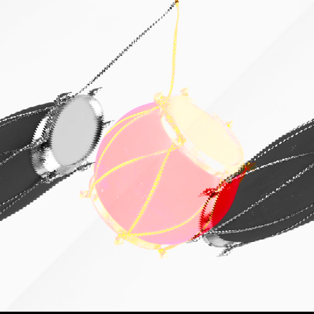 Small Hanging Drum 12 Pcs for Christmas Tree Decor