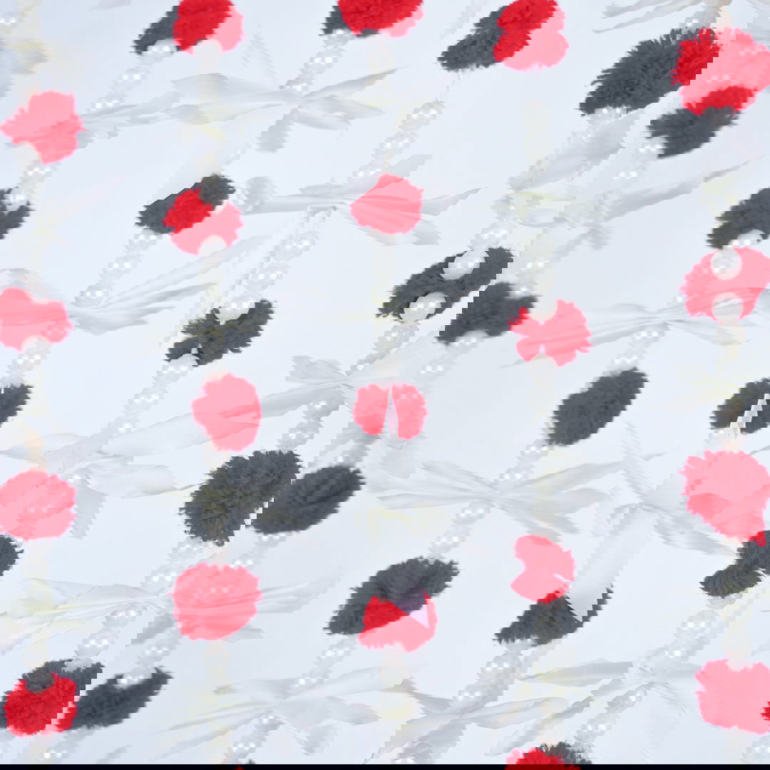 12 pcs - Small Pom Pom Garlands for Wedding Decoration - Ardor UAE