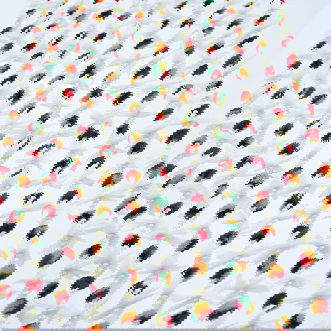 12 pcs - Small Pom Pom Garlands for Wedding Decoration - Ardor UAE