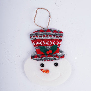 Snow Man & Santa Claus 1 Pcs Hanging for Christmas Party Decor